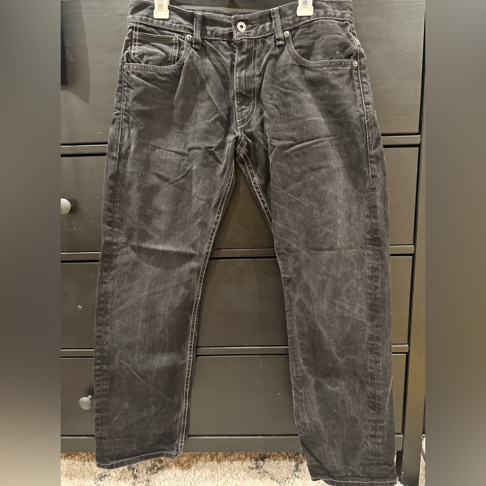 Men's Levi’s black 514 slim straight jeans